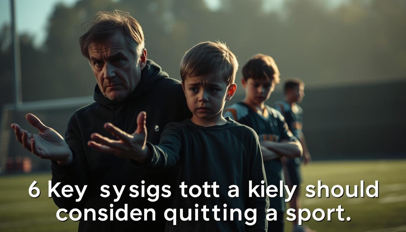 6 signs your kid should quit a sport
