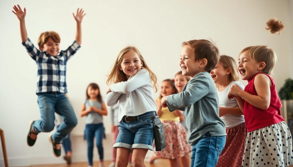characteristic actions for kids