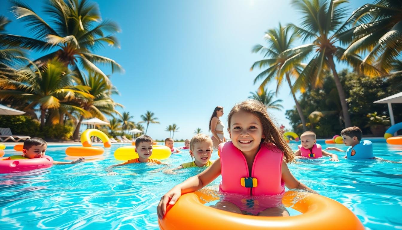 how to teach kids to swim