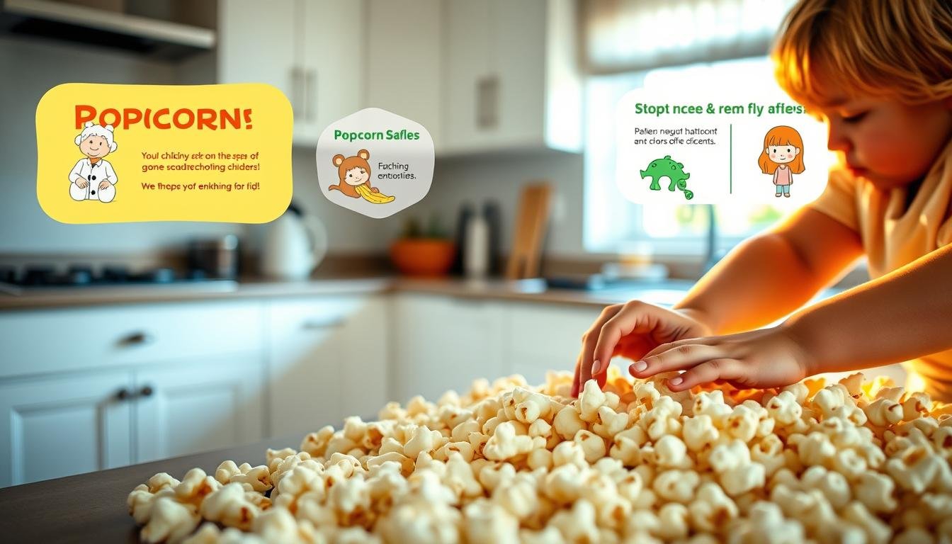 when can kids eat popcorn